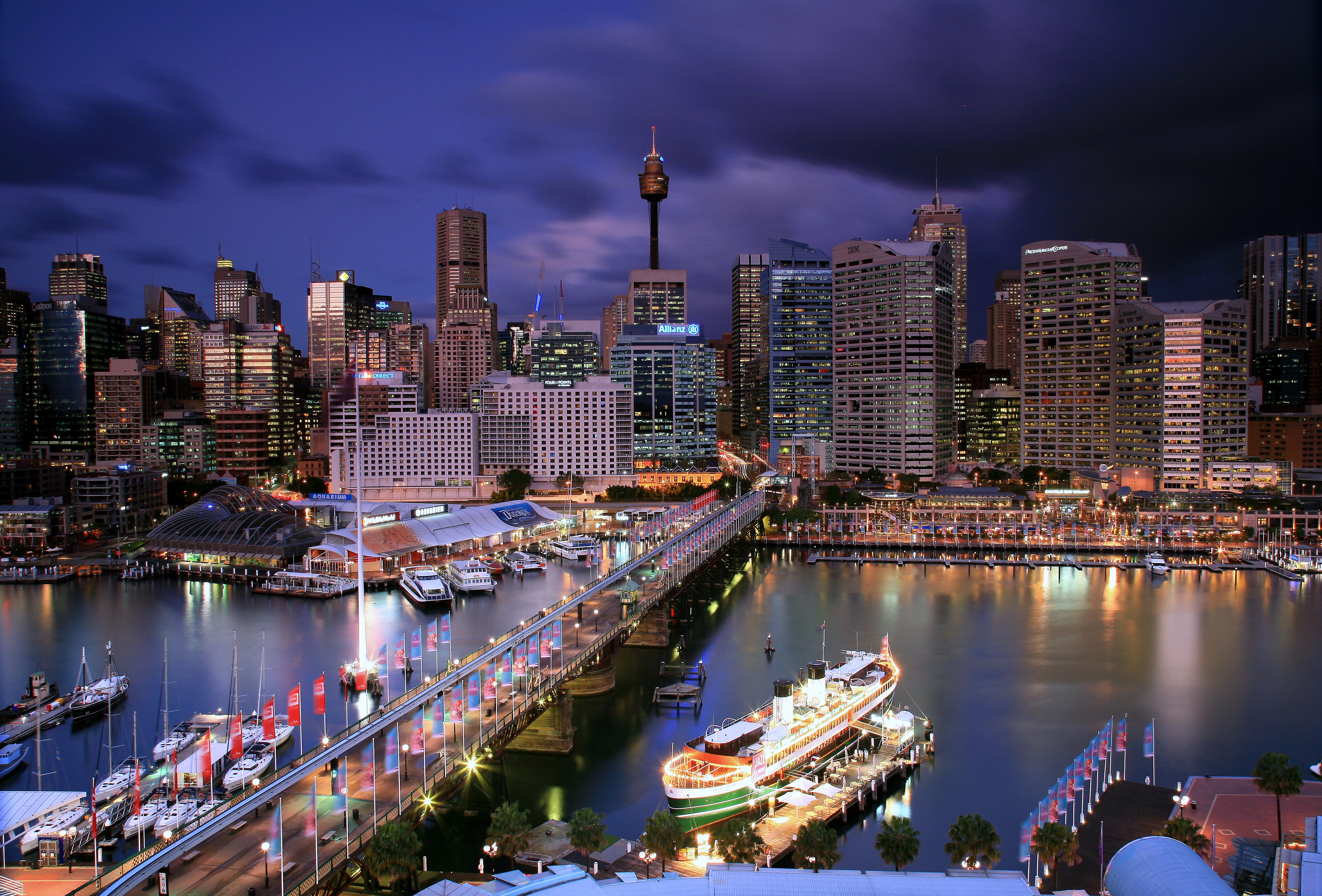 Man Made Darling Harbour HD Wallpaper | Background Image