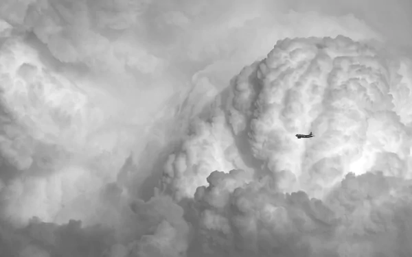 sky Airbus airplane cloud tropics nature storm HD Desktop Wallpaper | Background Image