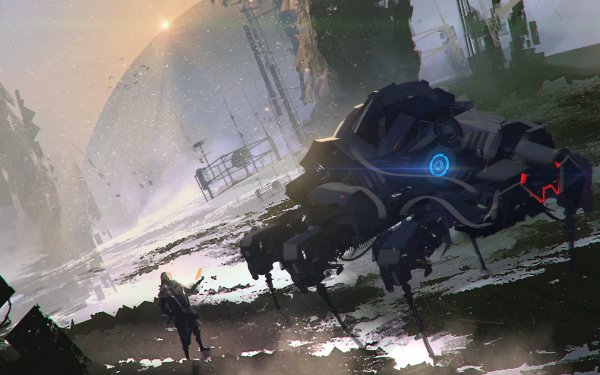 Sci Fi Spaceship HD Wallpaper | Background Image