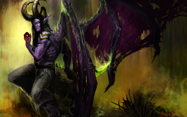  Warcraft - Illidan Stormrage by Nath. Batemann
