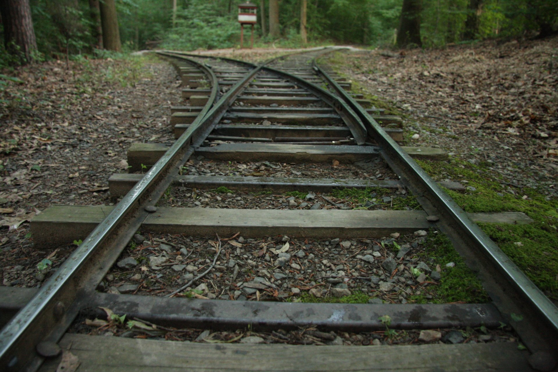 Download Man Made Railroad 4k Ultra HD Wallpaper