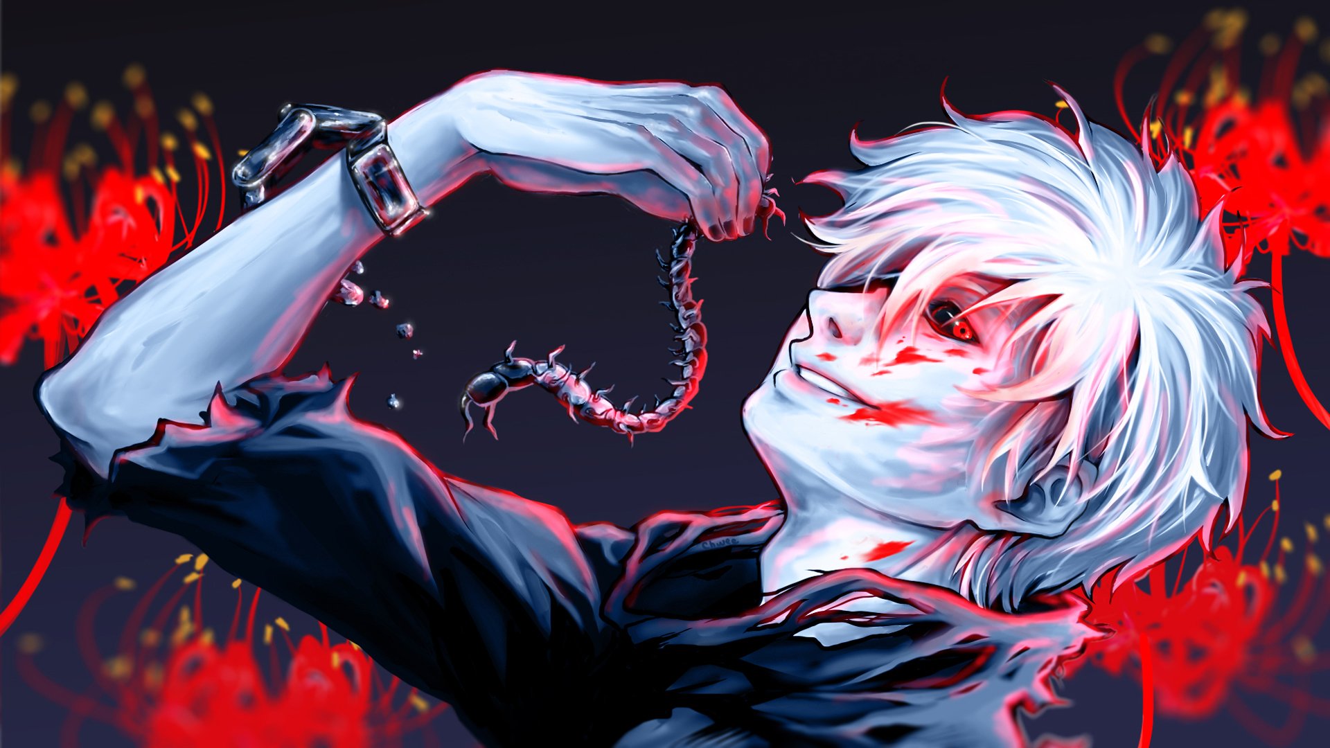 Tokyo Ghoul Full Hd Wallpaper And Background Image | 1920X1080 | Id:596590