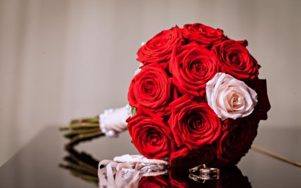 Construction Humaine Fleur Bouquet Rose Amour Ring Mariage Red Flower Red Rose Fond d'écran HD | Image