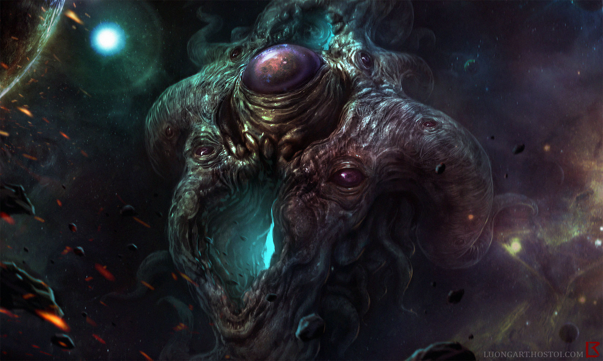 Azathoth Rising Full HD Wallpaper and Background Image 