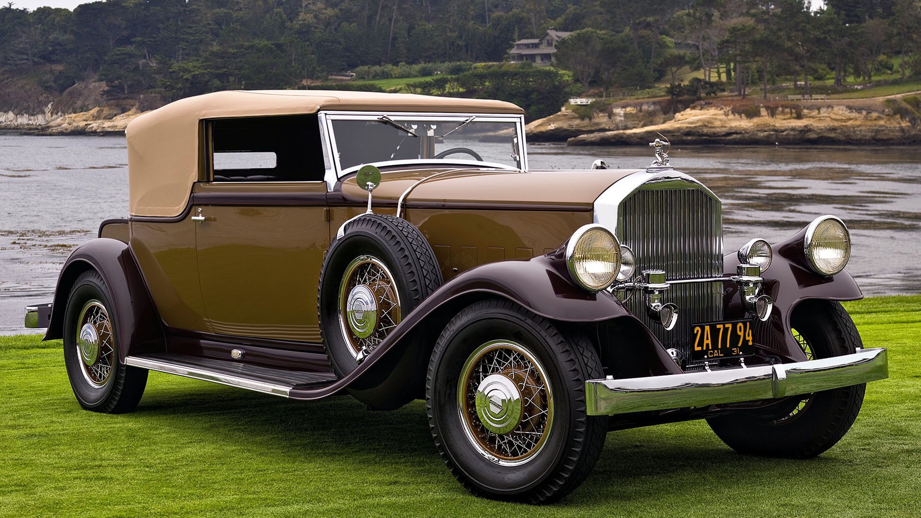 Pierce-Arrow Model 41 Convertible Victoria by LeBaron '1931 4k Ultra HD