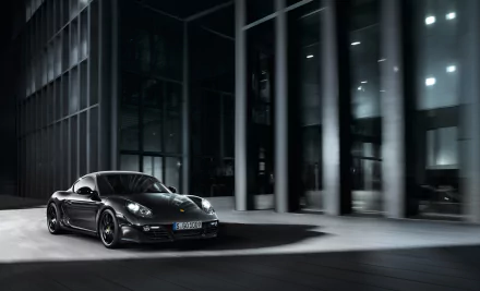 black car car Porsche Porsche Cayman vehicle Porsche Cayman S HD Desktop Wallpaper | Background Image