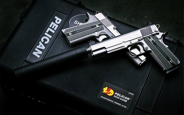 Weapons Dan Wesson 1911 Colt Pistol Police HD Wallpaper | Background Image