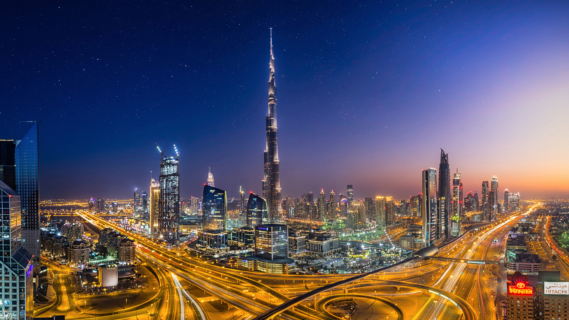 Burj Khalifa United Arab Emirates Hd Wallpaper Background Image 1920x1080