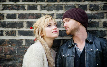 blue eyes blonde Imogen Poots Aaron Paul movie A Long Way Down HD Desktop Wallpaper | Background Image