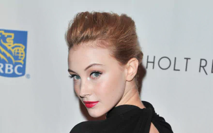 blue eyes blonde actress Canadian Celebrity Sarah Gadon HD Desktop Wallpaper | Background Image