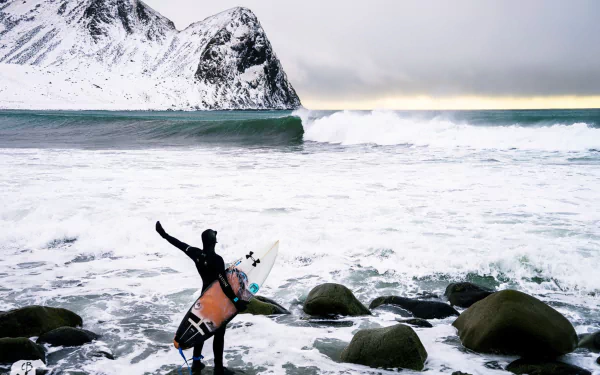 ocean sea nature landscape beach wave windsurfing Sports Ocean Waves HD Desktop Wallpaper | Background Image