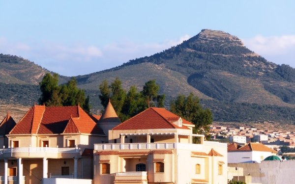Photography Landscape Algeria Mountain Villa House Tebessa Mountains HD Wallpaper | Background Image