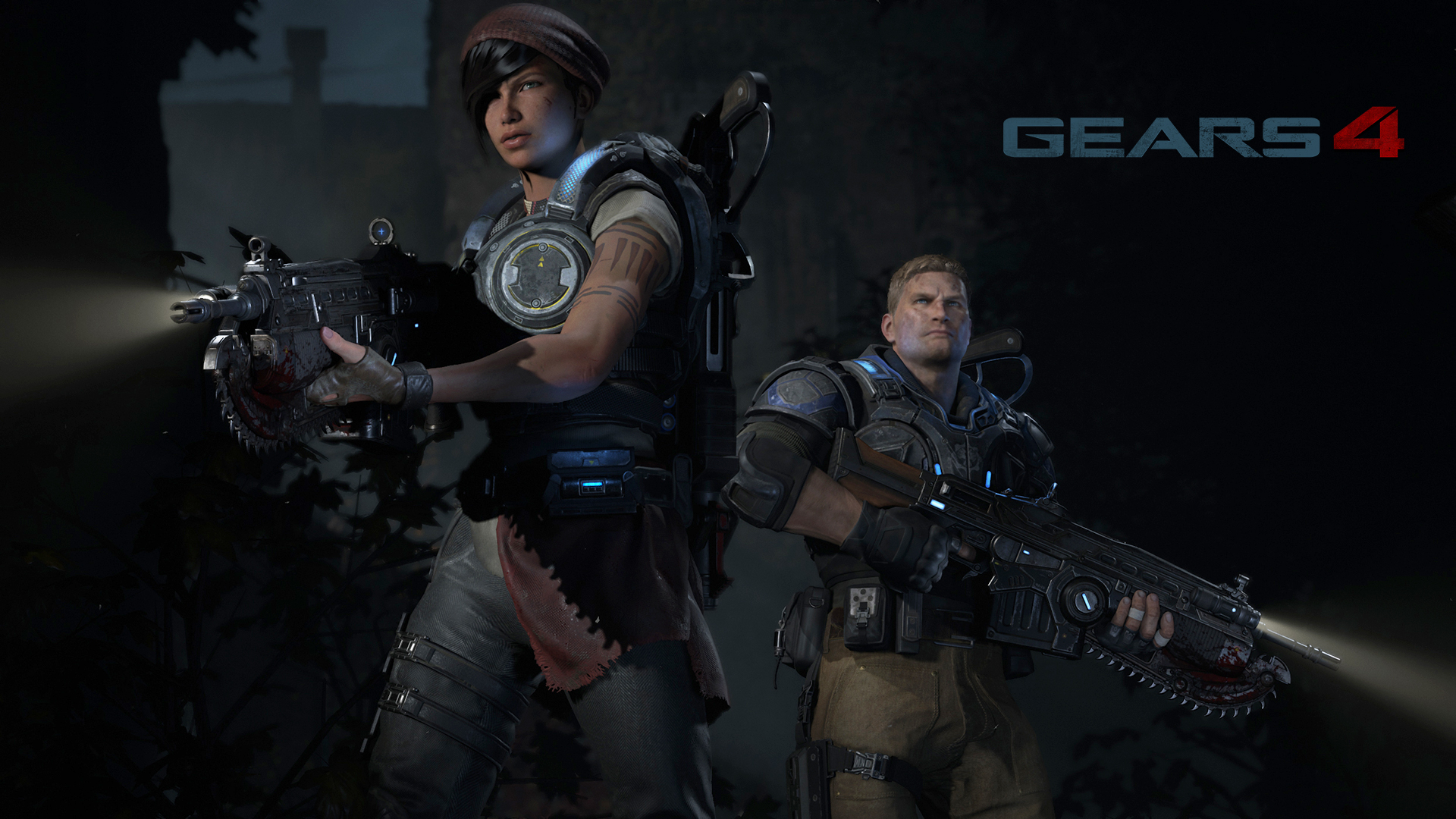 Gears Of War 4 HD Wallpaper Featuring James Dominic Fenix Kait Diaz Gears Of War 4 HD Wallpaper Featuring James Dominic Fenix Kait Diaz