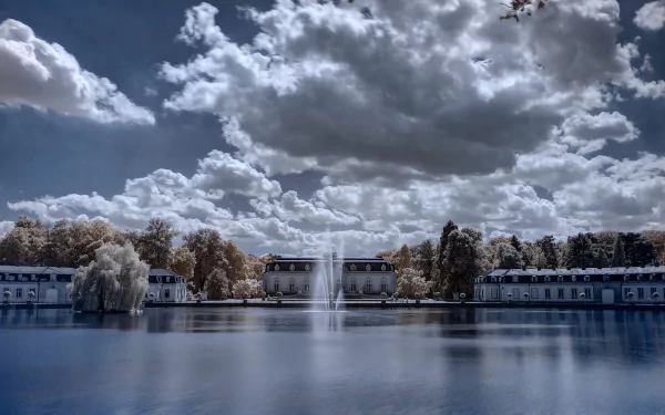 man made Benrath Palace HD Desktop Wallpaper | Background Image