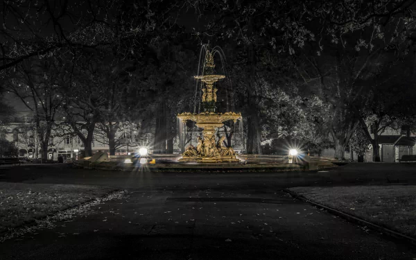 man made fountain HD Desktop Wallpaper | Background Image