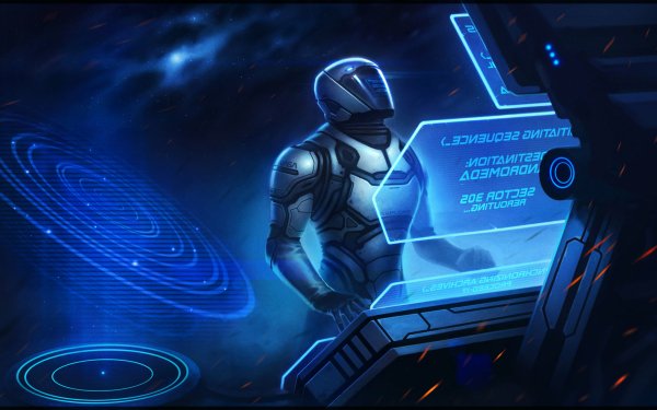 Sci Fi Warrior HD Wallpaper | Background Image