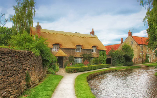 path house man made cottage HD Desktop Wallpaper | Background Image