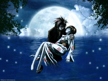 Anime Black Cat (Anime) HD Desktop Wallpaper | Background Image