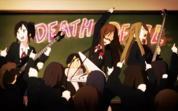 Norimi Kawaguchi Sawako Yamanaka Horikomi-Sensei Anime K-ON! HD Desktop Wallpaper | Background Image