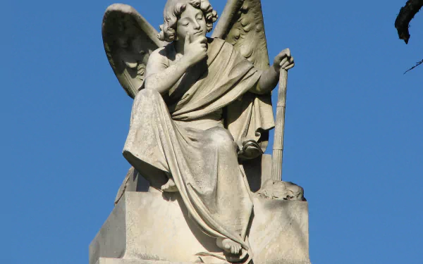 man made angel statue HD Desktop Wallpaper | Background Image