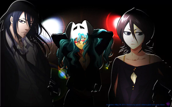 Byakuya Kuchiki Rukia Kuchiki Nelliel Tu Odelschwanck Anime Bleach HD Desktop Wallpaper | Background Image