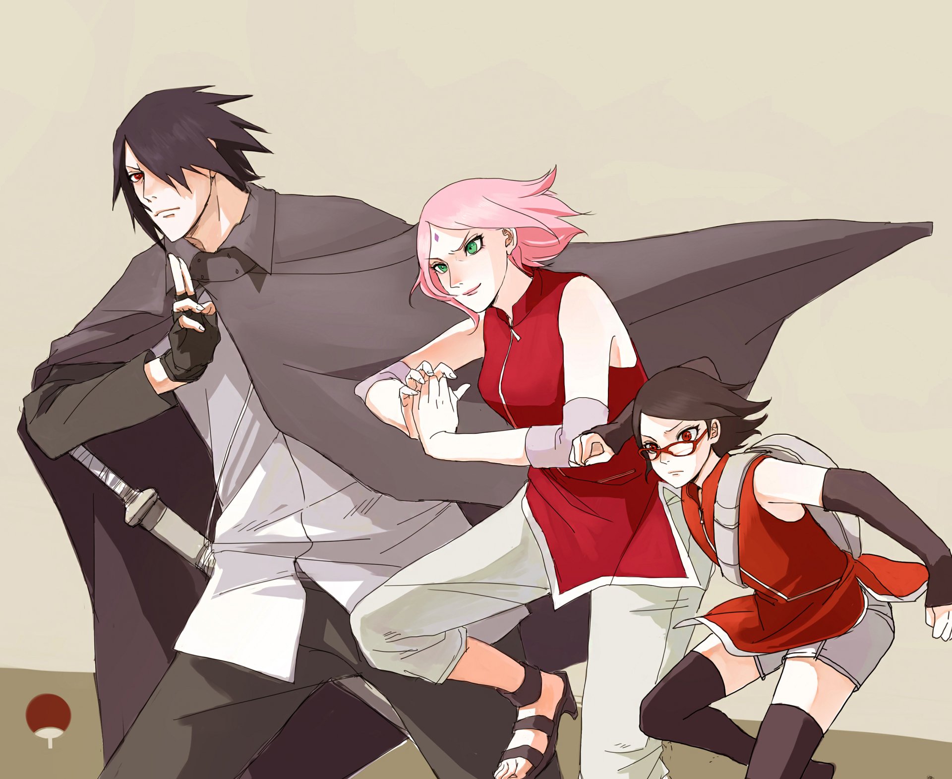 Sasuke Uchiha And Sakura Haruno Family