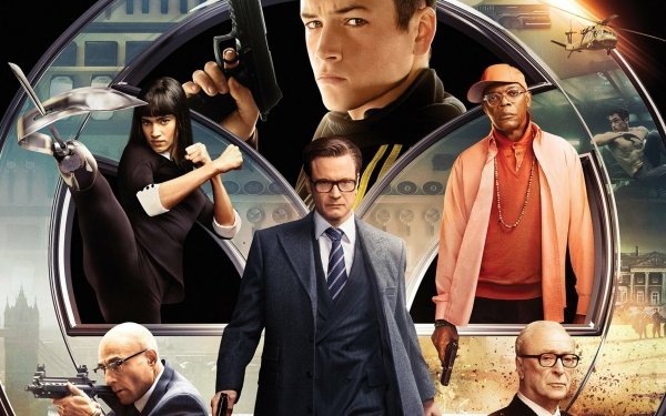 Movie Kingsman: The Secret Service Colin Firth Taron Egerton Samuel L. Jackson Sofia Boutella Mark Strong Michael Caine HD Wallpaper | Background Image
