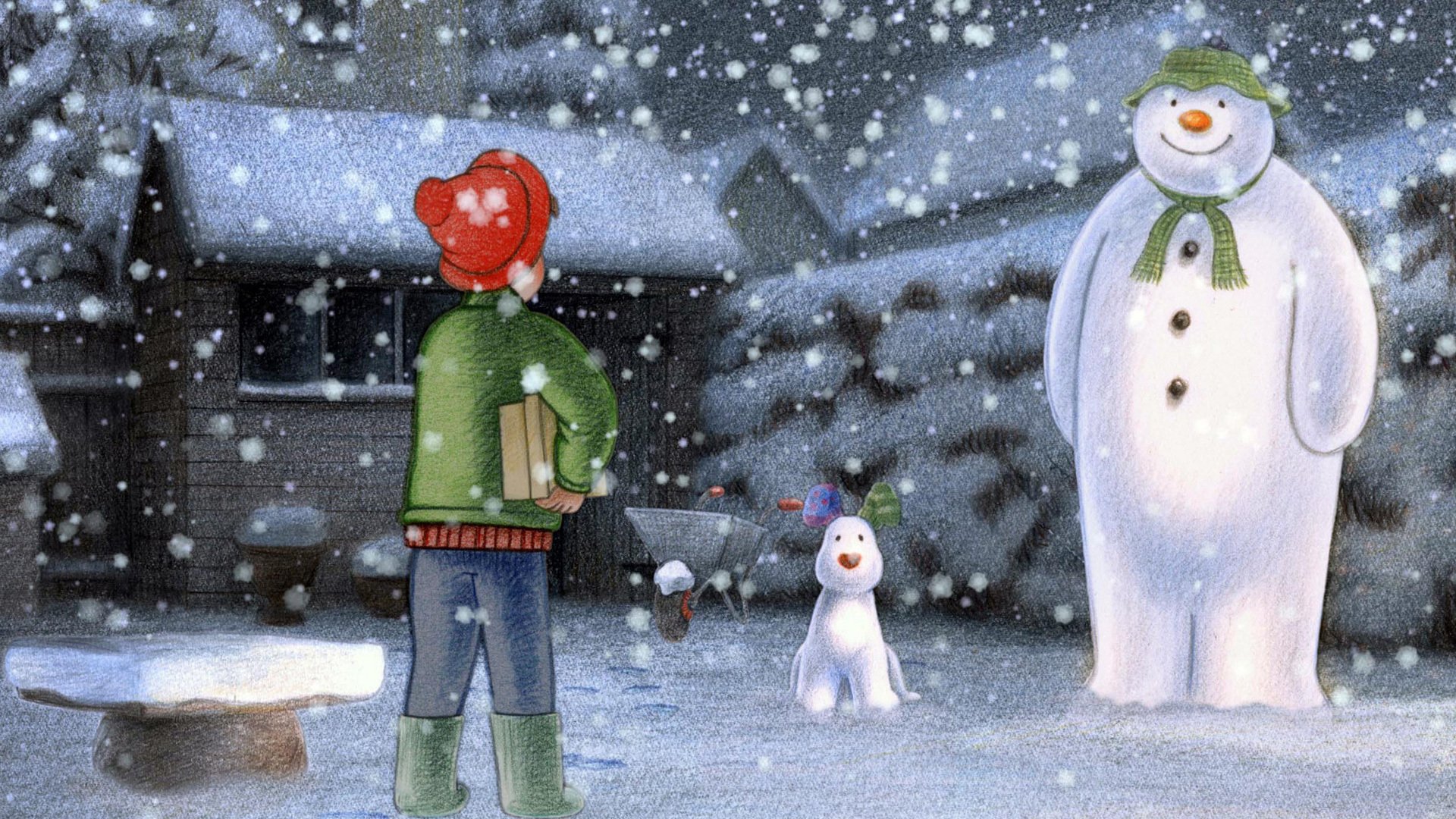 the snowman and the snowdog teddy