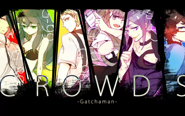 Anime Gatchaman Crowds HD Desktop Wallpaper | Background Image
