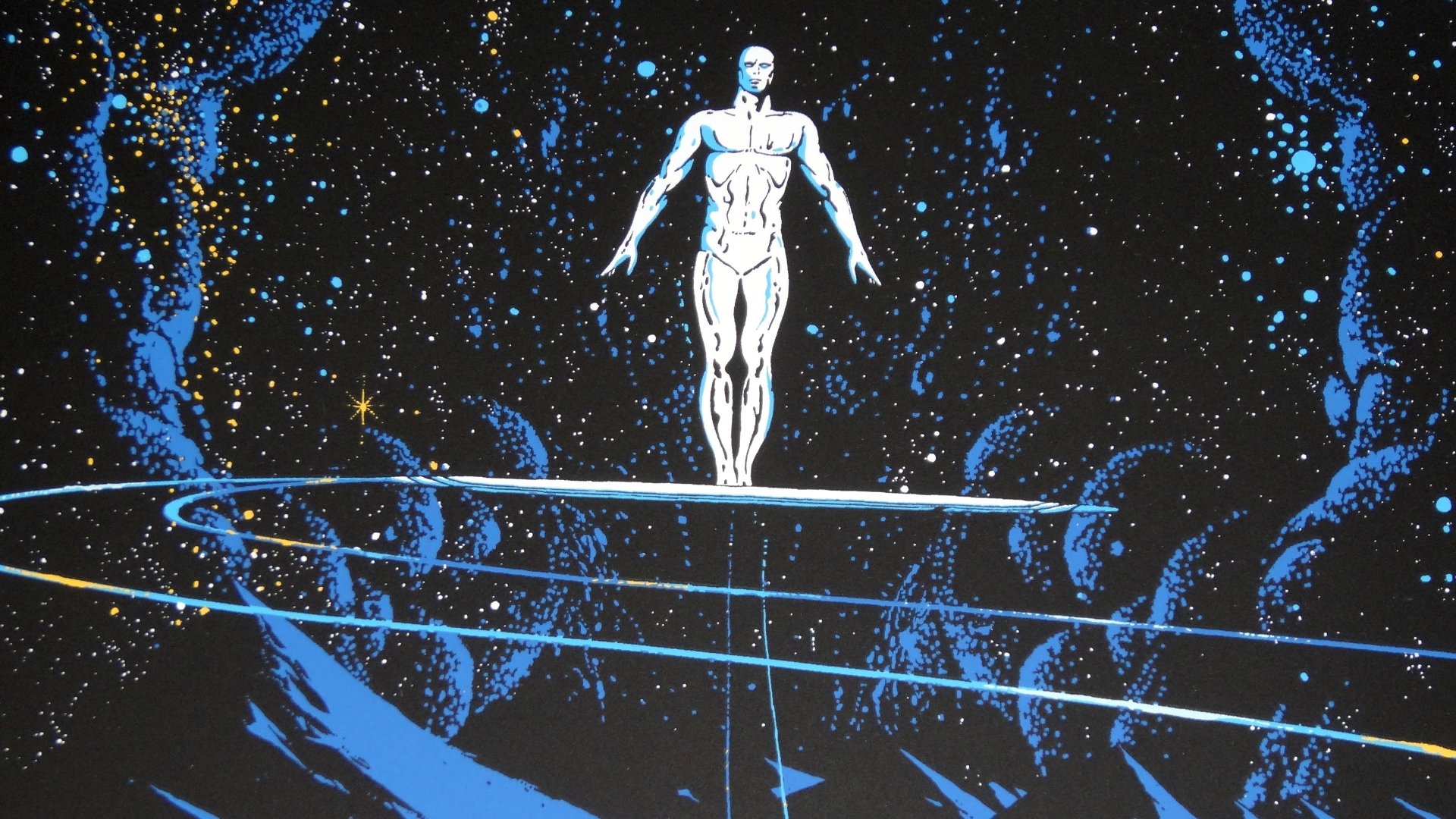 Silver Surfer Cosmic 4K Ultra HD Comic Wallpaper 4900x2756 