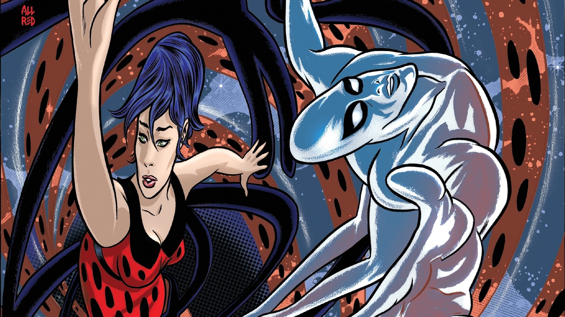 Download Comic Silver Surfer HD Wallpaper