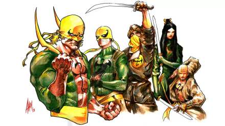 Comic Iron Fist HD Desktop Wallpaper | Background Image