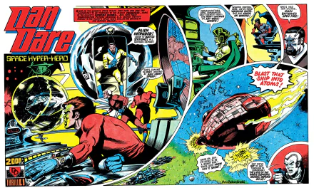 Dan Dare Comic 2000 AD HD Desktop Wallpaper | Background Image