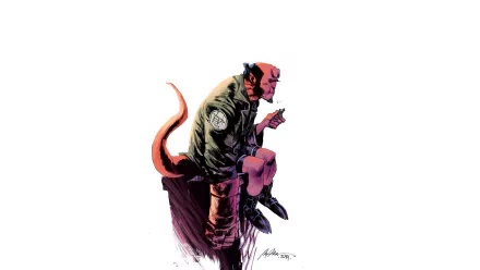 Comic Hellboy HD Desktop Wallpaper | Background Image