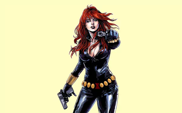 Comic Black Widow HD Desktop Wallpaper | Background Image