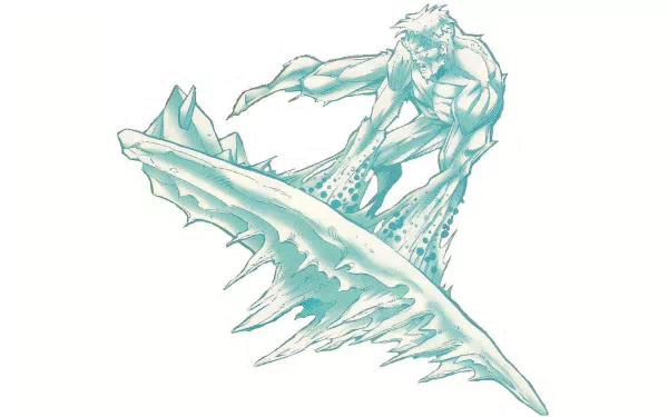 X-Men Iceman (Marvel Comics) Comic HD Desktop Wallpaper | Background Image