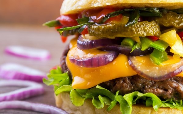 Food Burger HD Wallpaper | Background Image