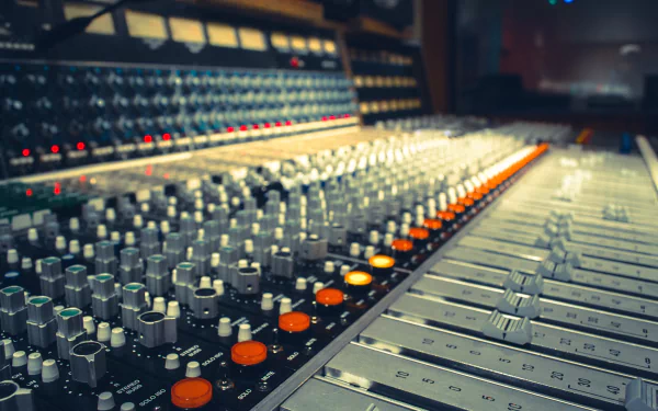 music mixing console HD Desktop Wallpaper | Background Image