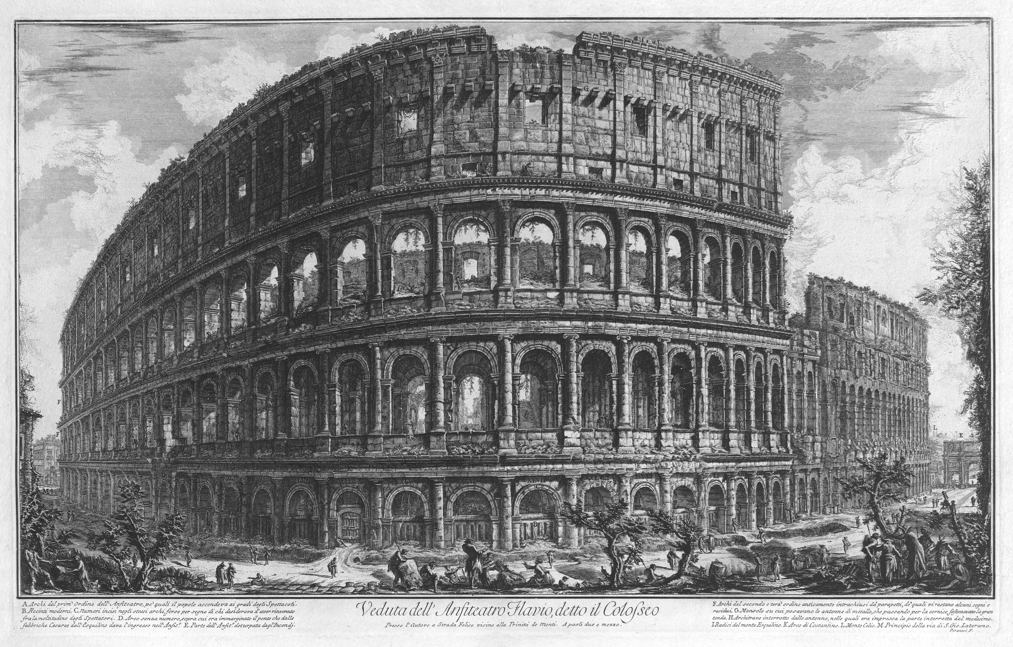 The Colosseum by Giovanni Battista Piranesi