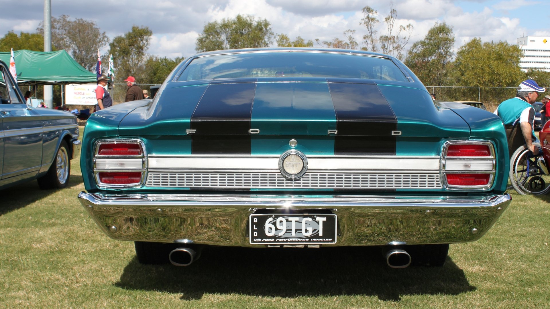 Ford Torino GT — 4K Ultra HD Wallpaper (Rear View)