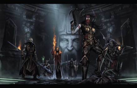  Diablo 3 Heroes by Álvaro San Juan