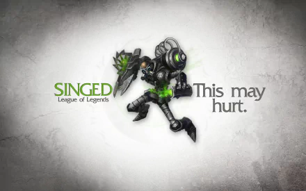 Singed (League Of Legends) video game League Of Legends HD Desktop Wallpaper | Background Image