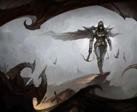 Demon Hunter (Diablo III) video game Diablo III HD Desktop Wallpaper | Background Image