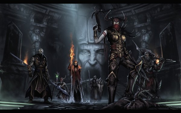 Video Game Diablo III: Reaper Of Souls Diablo Diablo III Monk Wizard Demon Hunter Barbarian Witch Doctor Crusader HD Wallpaper | Background Image