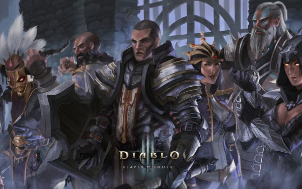 Barbarian (Diablo III) Witch Doctor (Diablo III) Monk (Diablo III) Wizard (Diablo III) Demon Hunter (Diablo III) Crusader (Diablo III) video game Diablo III: Reaper Of Souls HD Desktop Wallpaper | Background Image