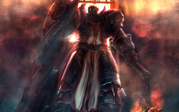 Crusader (Diablo III) video game Diablo III: Reaper Of Souls HD Desktop Wallpaper | Background Image