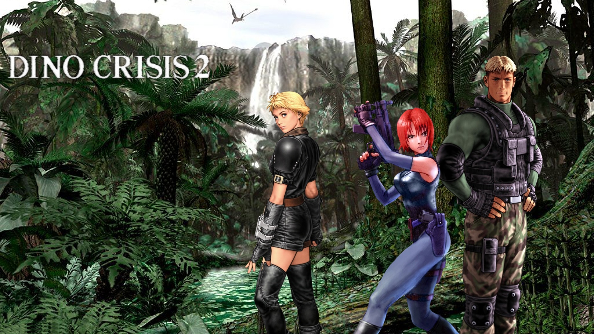 Video Game Dino Crisis 2 HD Wallpaper | Background Image