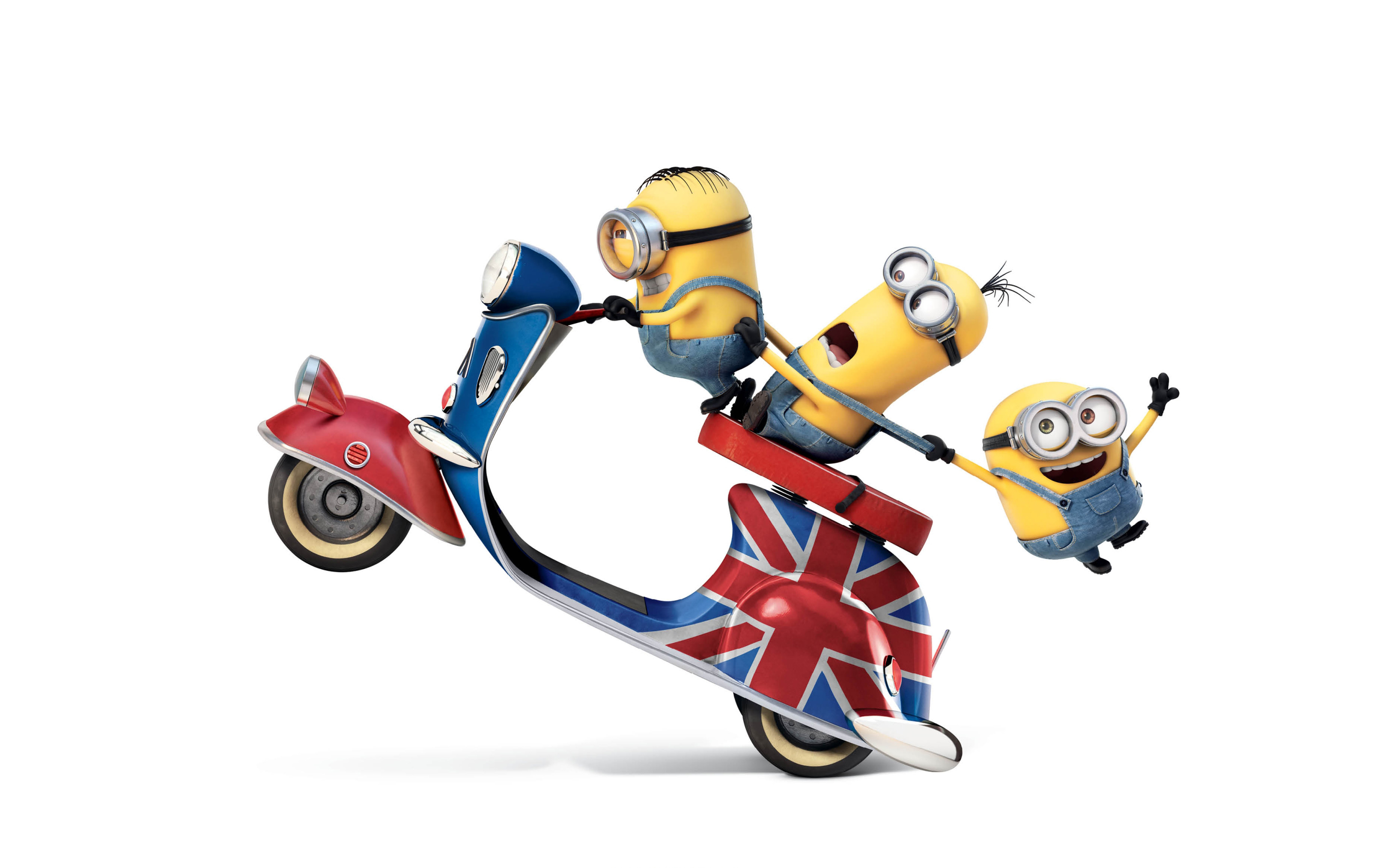 バイクに乗るミニオン アニメ 映画 ミニオン Minions 怪盗グルー ｐｃデスクトップ壁紙 画像 Naver まとめ