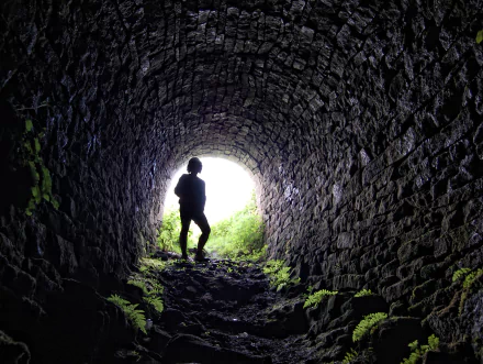 man made tunnel HD Desktop Wallpaper | Background Image