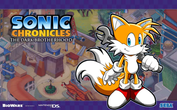 Miles 'Tails' Prower video game sonic chronicles: the dark brotherhood HD Desktop Wallpaper | Background Image